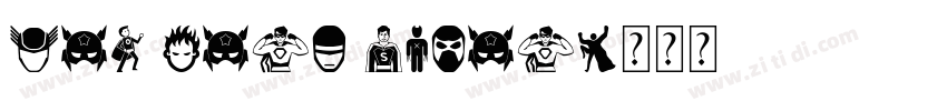 new hero super字体转换